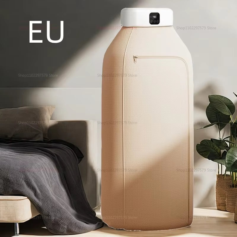 Mini Portable Dryer Foldable Electric Dryer Apartment Portable Dryer Travel RVS with Dryer Bag and Time Set Travel Style