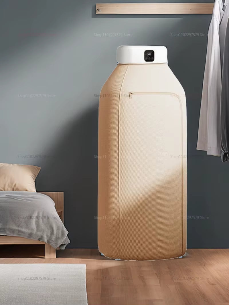 Mini Portable Dryer Foldable Electric Dryer Apartment Portable Dryer Travel RVS with Dryer Bag and Time Set Travel Style