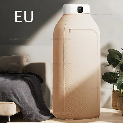 Mini Portable Dryer Foldable Electric Dryer Apartment Portable Dryer Travel RVS with Dryer Bag and Time Set Travel Style