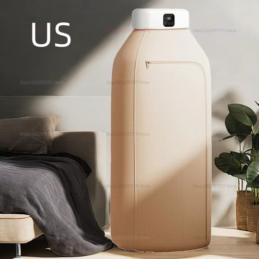Mini Portable Dryer Foldable Electric Dryer Apartment Portable Dryer Travel RVS with Dryer Bag and Time Set Travel Style